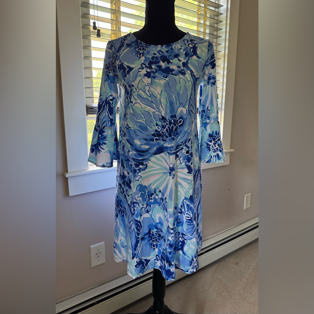 Lilly Pulitzer Ophelia floral swing dress size S‎